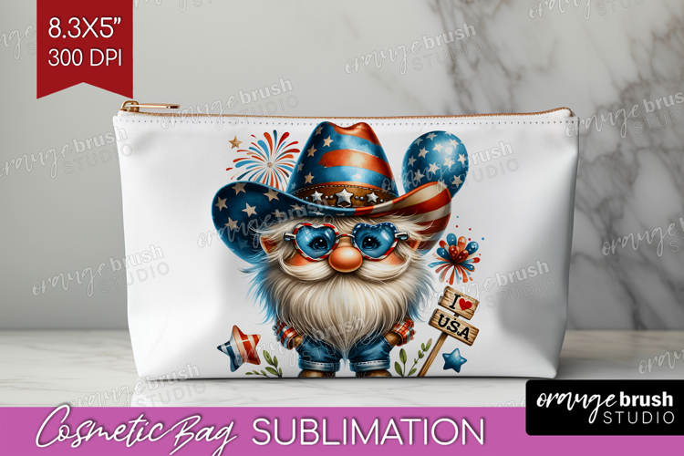 4th Of July Gnome Clipart Image 12