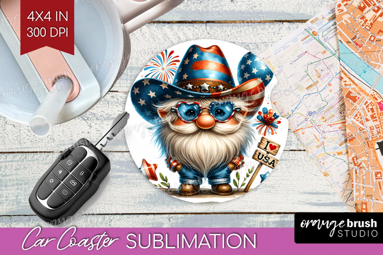 4th Of July Gnome Clipart Image 16