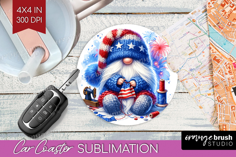 4th Of July Gnome Clipart Image 15