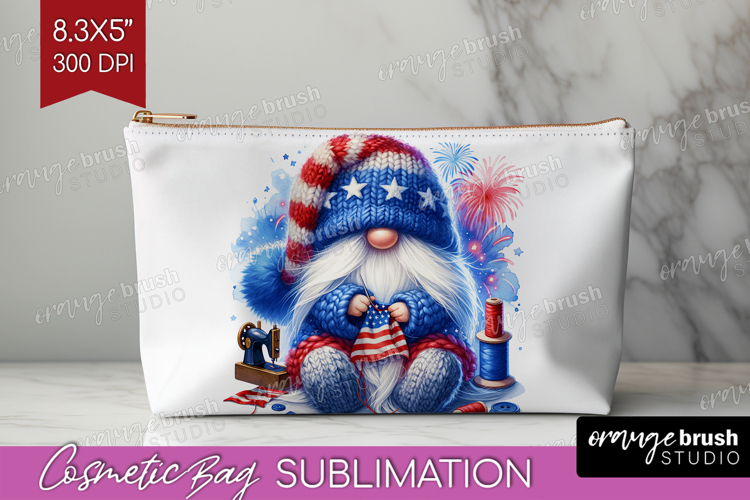 4th Of July Gnome Clipart Image 11