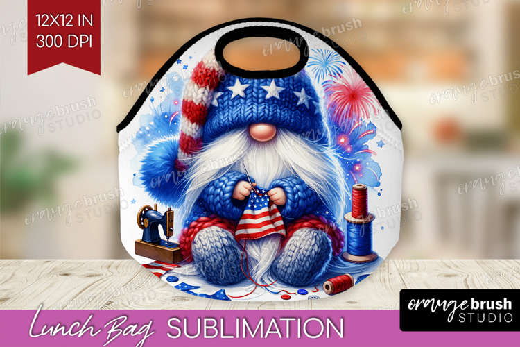 4th Of July Gnome Clipart Image 19