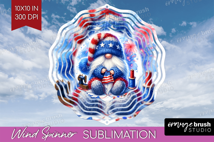 4th Of July Gnome Clipart Image 15