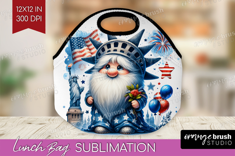 4th Of July Gnome Clipart Image 18