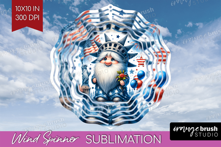 4th Of July Gnome Clipart Image 14