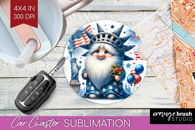 4th Of July Gnome Clipart Image 14