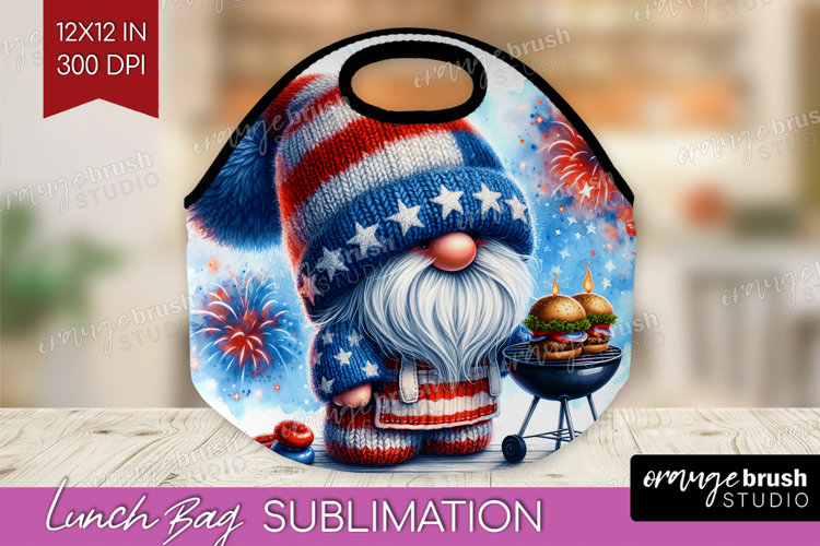 4th Of July Gnome Clipart Image 17