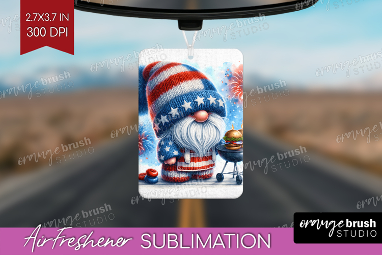 4th Of July Gnome Clipart Image 9