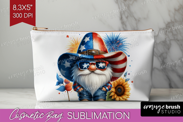 4th Of July Gnome Clipart Image 8