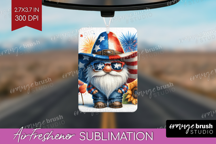 4th Of July Gnome Clipart Image 8