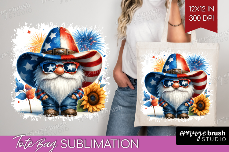 4th Of July Gnome Clipart Image 24