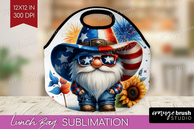 4th Of July Gnome Clipart Image 16