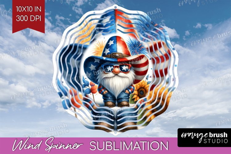 4th Of July Gnome Clipart Image 12