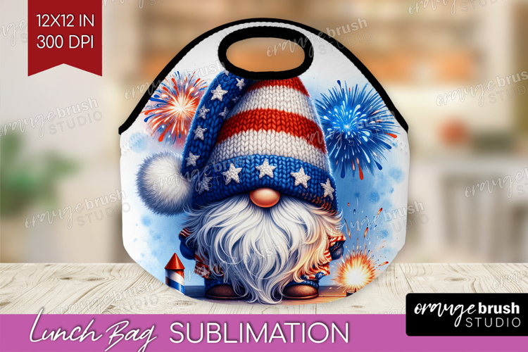 4th Of July Gnome Clipart Image 15