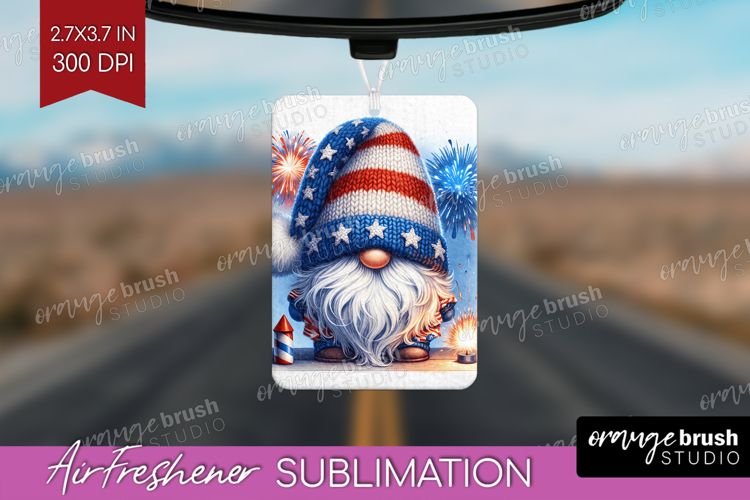 4th Of July Gnome Clipart Image 7