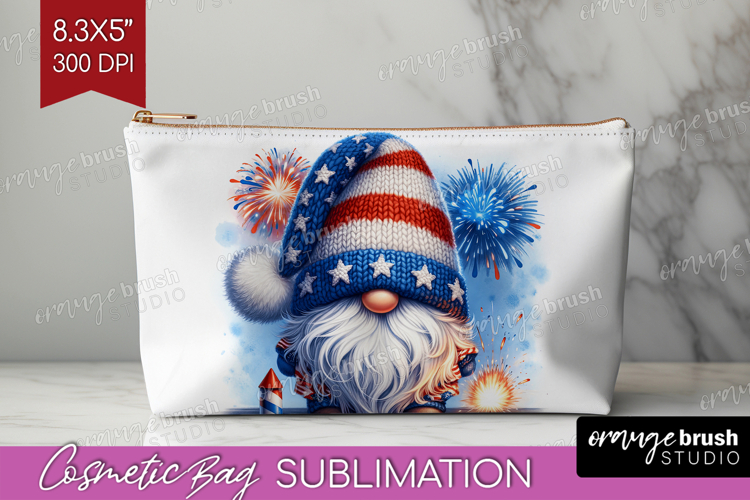 4th Of July Gnome Clipart Image 7