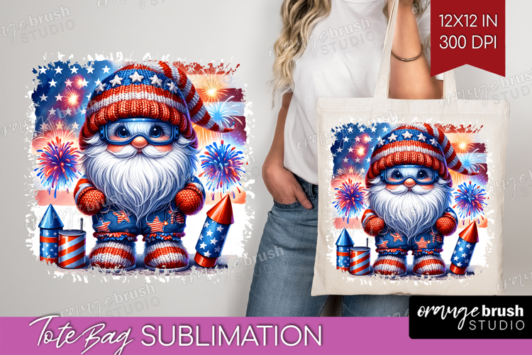 4th Of July Gnome Clipart Image 22