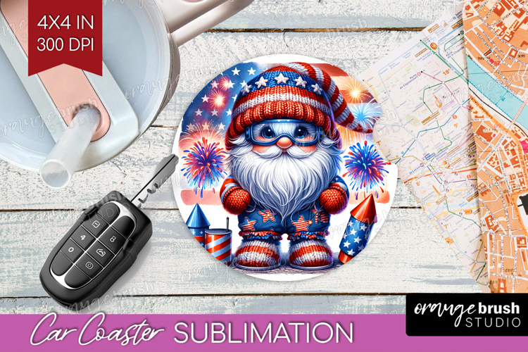 4th Of July Gnome Clipart Image 10