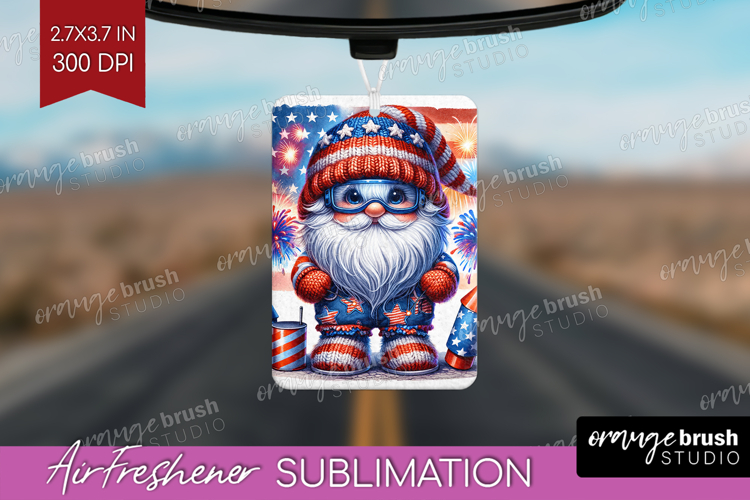 4th Of July Gnome Clipart Image 6