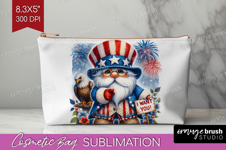 4th Of July Gnome Clipart Image 5