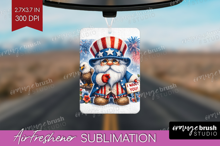 4th Of July Gnome Clipart Image 5
