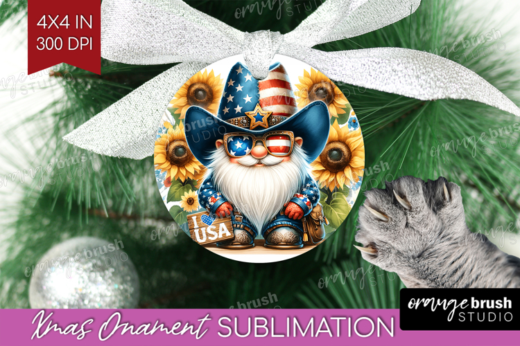 4th Of July Gnome Clipart Image 24