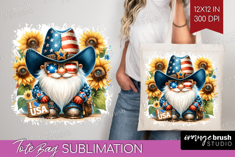 4th Of July Gnome Clipart Image 20