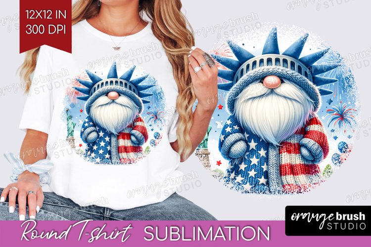 4th Of July Gnome Clipart Image 15