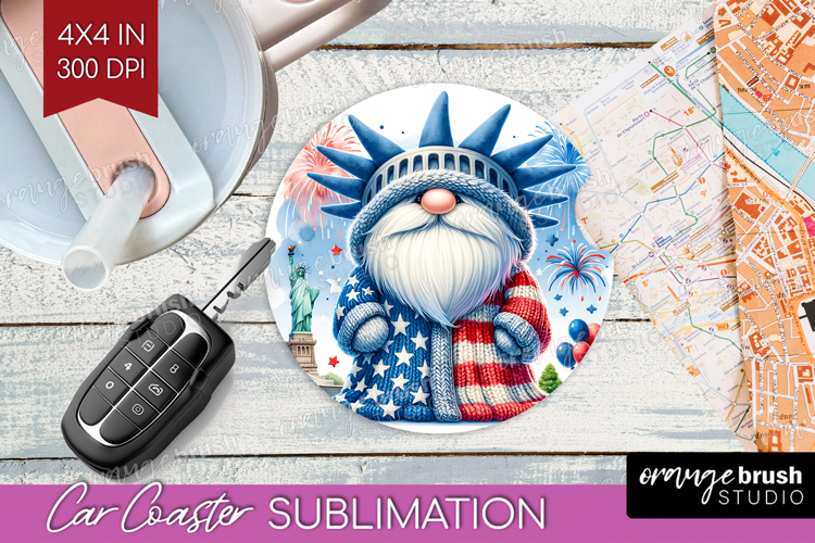 4th Of July Gnome Clipart Image 7