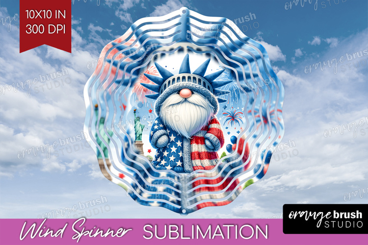 4th Of July Gnome Clipart Image 7