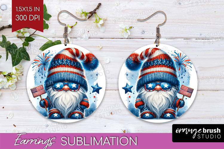 4th Of July Gnome Clipart Image 22