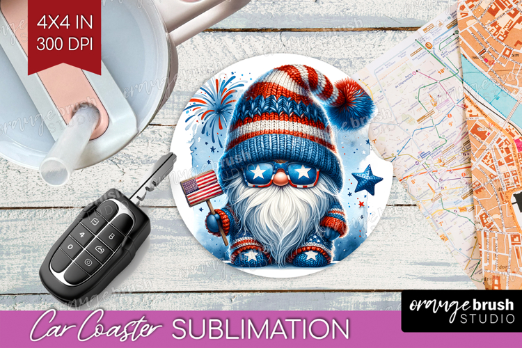 4th Of July Gnome Clipart Image 6