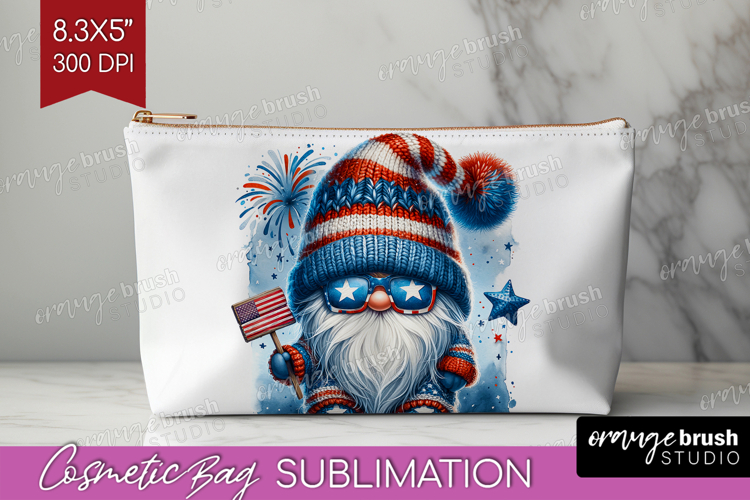 4th Of July Gnome Clipart Image 2