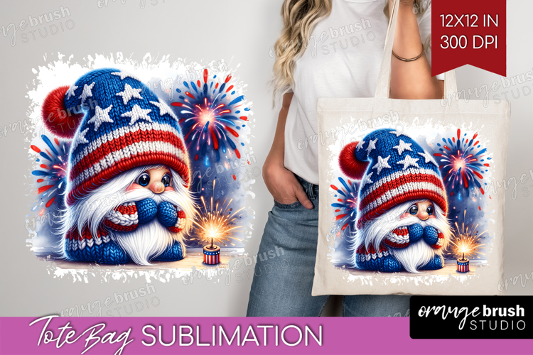 4th Of July Gnome Clipart Image 17