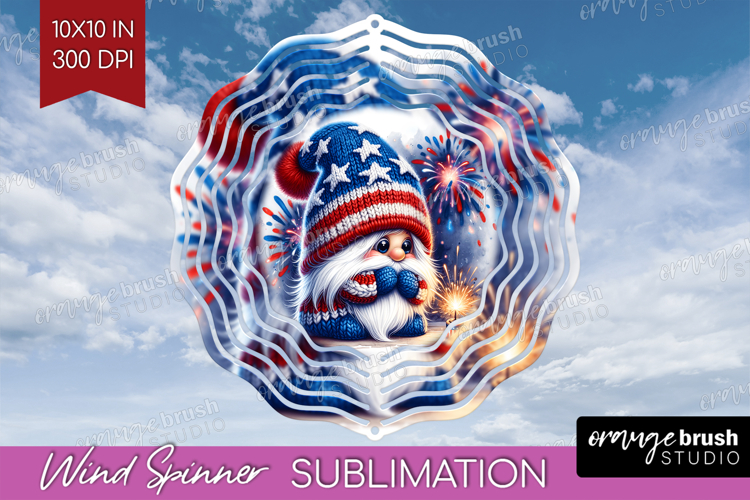 4th Of July Gnome Clipart Image 5