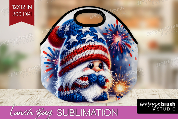 4th Of July Gnome Clipart Image 9