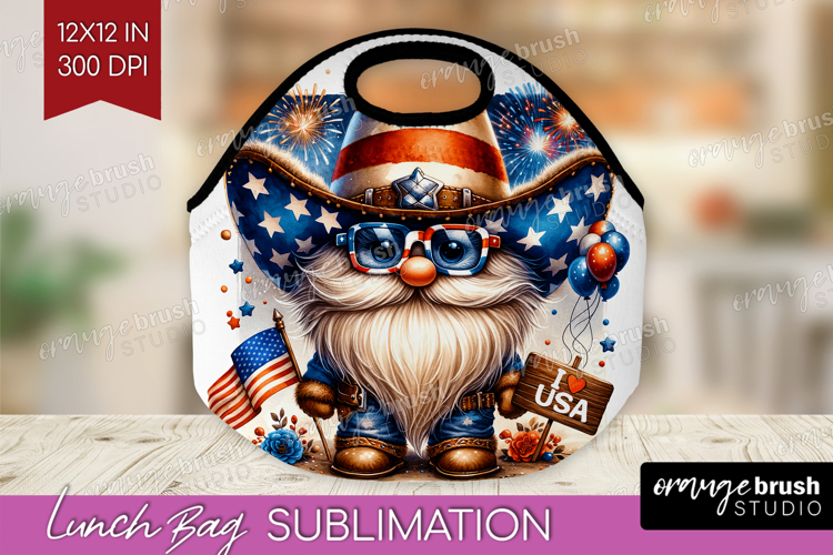4th Of July Gnome Clipart Image 8