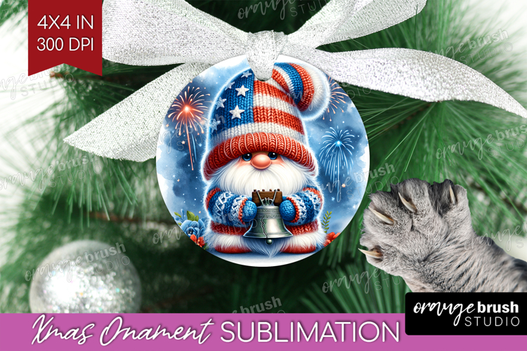 4th Of July Gnome Clipart Image 19