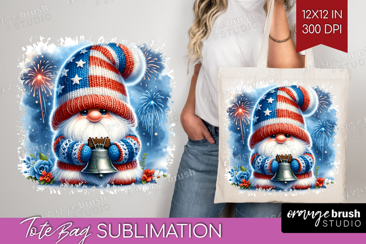 4th Of July Gnome Clipart Image 15