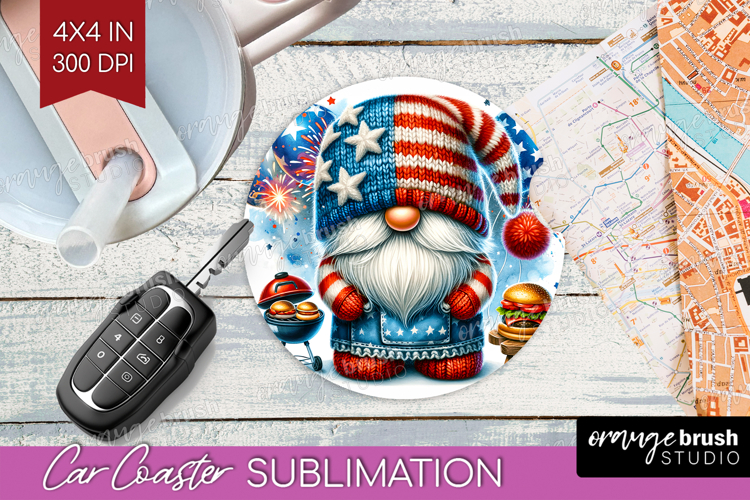 4th Of July Gnome Clipart Image 2