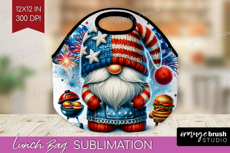 4th Of July Gnome Clipart Image 6