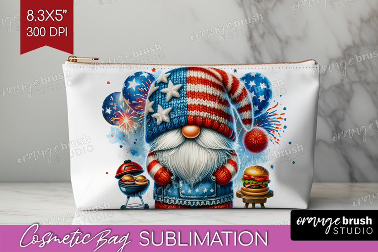 4th Of July Gnome Clipart Image 22