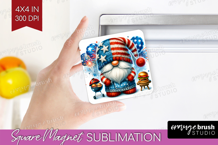 4th Of July Gnome Clipart Image 10
