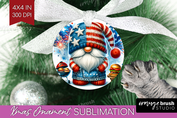 4th Of July Gnome Clipart Image 18