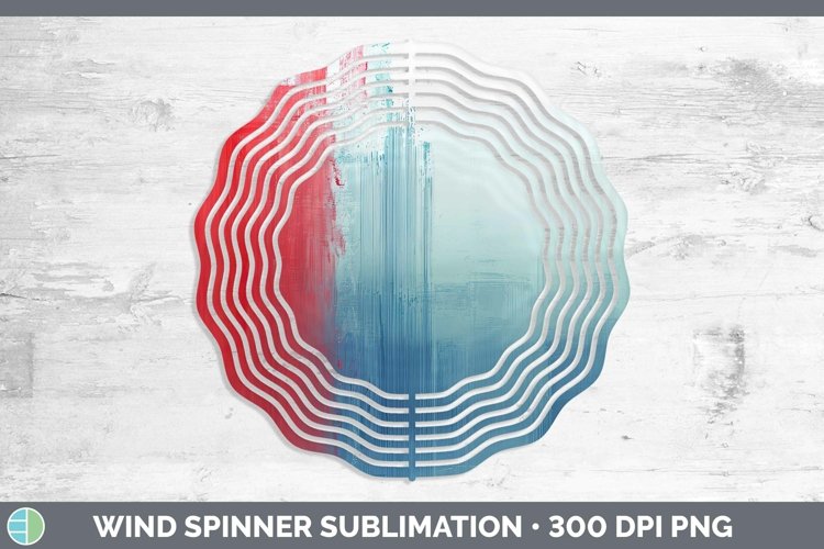 GorgeousPatriotic Wind Spinner design.