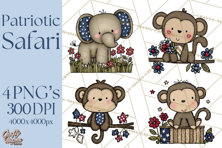 Safari Animals Clipart Image 4