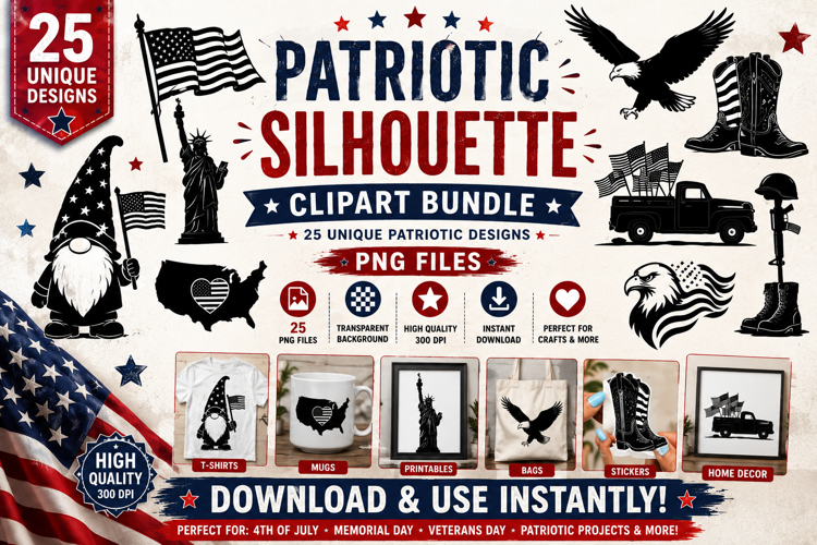 Usa Flag Clipart Image 7