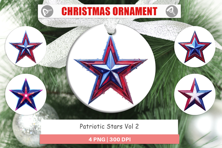 Ornament Patriotic Stars