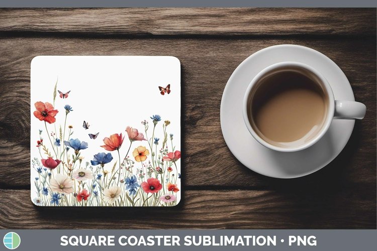 GorgeousPatriotic Square Coaster design.