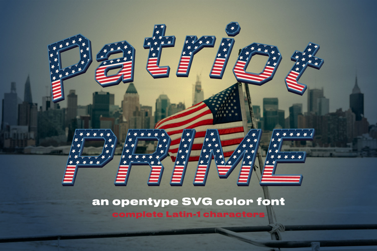 Patriot Prime color font