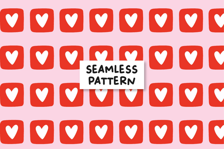 San Valentine pattern. Love background. Love pattern.
